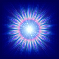 Blaues Mandala